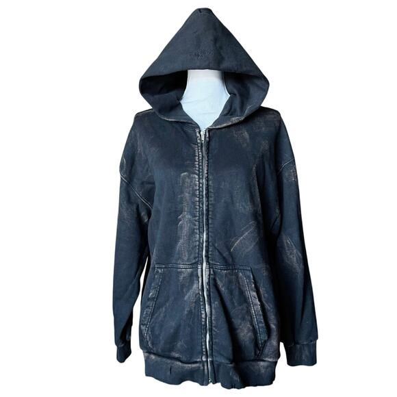 Balenciaga 2023 mud show hoodie SS23 Runway Distressed muddy S small oversized - Picture 1 of 16